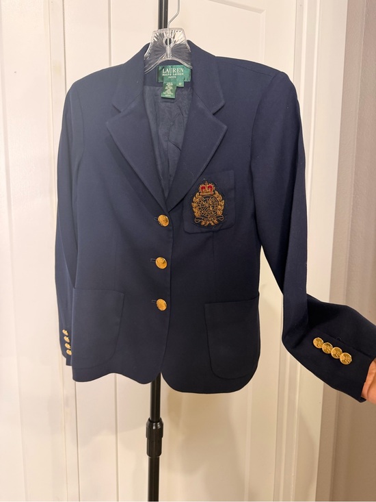 Ralph Lauren Jackets & Blazers - Ralph Lauren Navy Blazer with Gold Crest